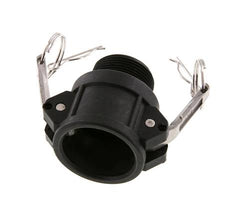 Camlock DN 32 (1 1/4'') Polypropylen-Kupplung R 1 1/4'' Außengewinde Typ B MIL-C-27487