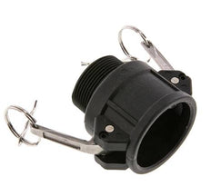 Camlock DN 40 (1 1/2'') Polypropylen-Kupplung R 1 1/2'' Außengewinde Typ B MIL-C-27487