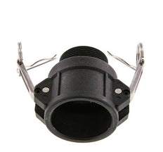 Camlock DN 40 (1 1/2'') Polypropylen-Kupplung R 1 1/2'' Außengewinde Typ B MIL-C-27487