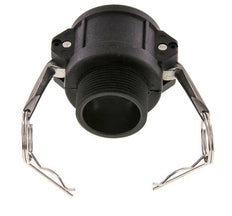 Camlock DN 40 (1 1/2'') Polypropylen-Kupplung R 1 1/2'' Außengewinde Typ B MIL-C-27487