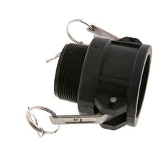 Camlock DN 50 (2'') Polypropylen-Kupplung R 2'' Außengewinde Typ B MIL-C-27487