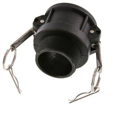 Camlock DN 50 (2'') Polypropylen-Kupplung R 2'' Außengewinde Typ B MIL-C-27487