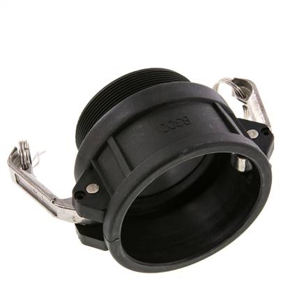 Camlock DN 75 (3'') Polypropylen-Kupplung R 3'' Außengewinde Typ B MIL-C-27487