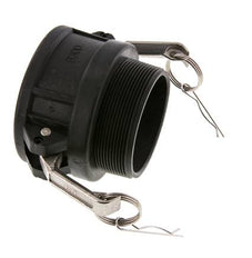 Camlock DN 75 (3'') Polypropylen-Kupplung R 3'' Außengewinde Typ B MIL-C-27487