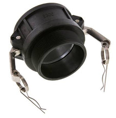 Camlock DN 75 (3'') Polypropylen-Kupplung R 3'' Außengewinde Typ B MIL-C-27487