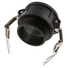 Camlock DN 75 (3'') Polypropylen-Kupplung R 3'' Außengewinde Typ B MIL-C-27487