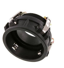Camlock DN 90 (4'') Polypropylen-Kupplung R 4'' Außengewinde Typ B MIL-C-27487