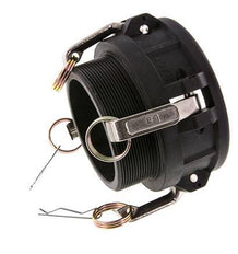 Camlock DN 90 (4'') Polypropylen-Kupplung R 4'' Außengewinde Typ B MIL-C-27487