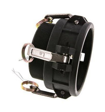 Camlock DN 90 (4'') Polypropylen-Kupplung R 4'' Außengewinde Typ B MIL-C-27487