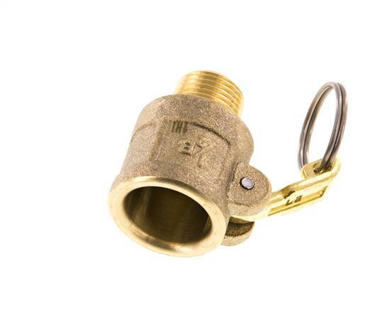 Camlock DN 15 (1/2'') Brass Coupling R 1/2'' Male Thread Type B MIL-C-27487