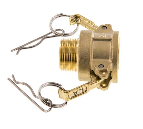Camlock DN 20 (3/4'') Messing-Kupplung R 3/4'' Außengewinde Typ B MIL-C-27487