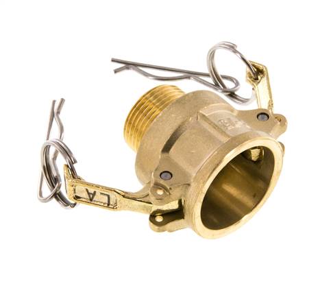 Camlock DN 20 (3/4'') Messing-Kupplung R 3/4'' Außengewinde Typ B MIL-C-27487