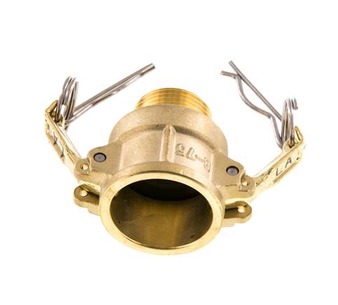 Camlock DN 20 (3/4'') Messing-Kupplung R 3/4'' Außengewinde Typ B MIL-C-27487