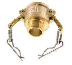 Camlock DN 20 (3/4'') Messing-Kupplung R 3/4'' Außengewinde Typ B MIL-C-27487