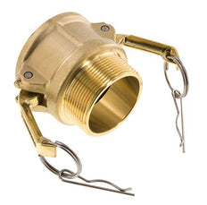 Camlock DN 50 (2'') Messing-Kupplung R 2'' Außengewinde Typ B MIL-C-27487