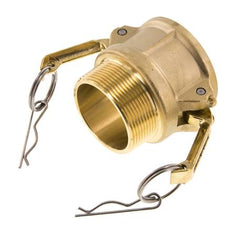 Camlock DN 50 (2'') Messing-Kupplung R 2'' Außengewinde Typ B MIL-C-27487