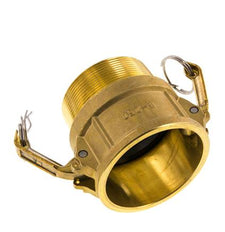 Camlock DN 60 (2 1/2'') Messing-Kupplung R 2 1/2'' Außengewinde Typ B MIL-C-27487