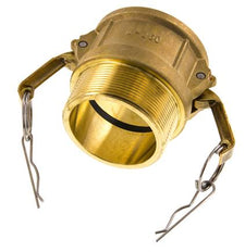 Camlock DN 60 (2 1/2'') Messing-Kupplung R 2 1/2'' Außengewinde Typ B MIL-C-27487