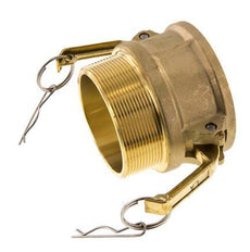 Camlock DN 75 (3'') Brass Coupling R 3'' Male Thread Type B MIL-C-27487