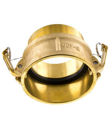 Camlock DN 140 (6'') Messing-Kupplung R 6'' Außengewinde Typ B MIL-C-27487