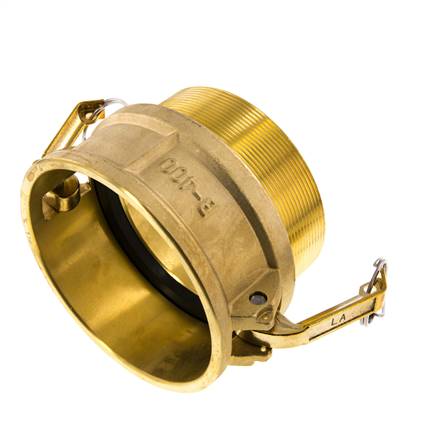 Camlock DN 140 (6'') Messing-Kupplung R 6'' Außengewinde Typ B MIL-C-27487