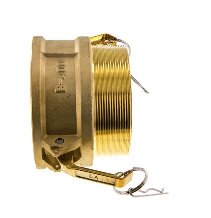 Camlock DN 140 (6'') Messing-Kupplung R 6'' Außengewinde Typ B MIL-C-27487