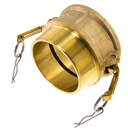 Camlock DN 140 (6'') Messing-Kupplung R 6'' Außengewinde Typ B MIL-C-27487