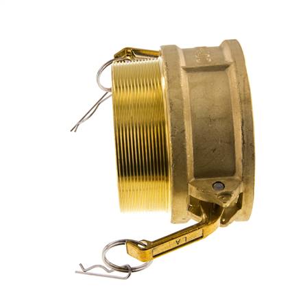 Camlock DN 140 (6'') Messing-Kupplung R 6'' Außengewinde Typ B MIL-C-27487