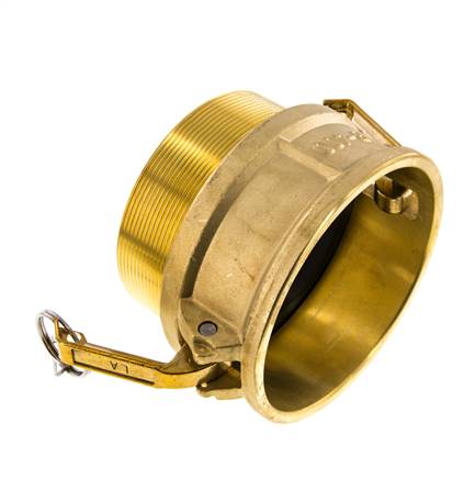 Camlock DN 120 (5'') Messing-Kupplung R 5'' Außengewinde Typ B MIL-C-27487