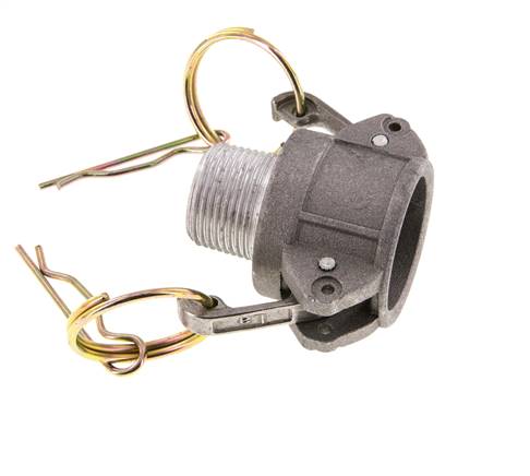 Camlock DN 20 (3/4'') Aluminium-Kupplung R 3/4'' Außengewinde Typ B MIL-C-27487
