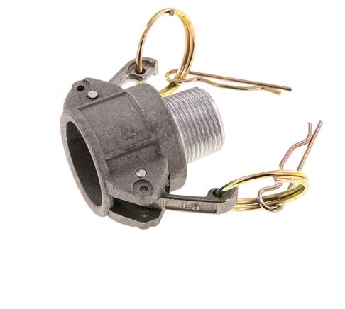 Camlock DN 20 (3/4'') Aluminium-Kupplung R 3/4'' Außengewinde Typ B MIL-C-27487