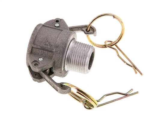 Camlock DN 20 (3/4'') Aluminium-Kupplung R 3/4'' Außengewinde Typ B MIL-C-27487