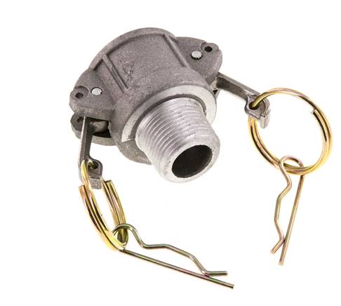 Camlock DN 20 (3/4'') Aluminium-Kupplung R 3/4'' Außengewinde Typ B MIL-C-27487