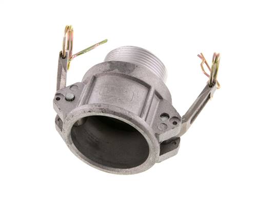 Camlock DN 40 (1 1/2'') Aluminium-Kupplung R 1 1/2'' Außengewinde Typ B MIL-C-27487