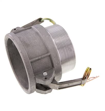 Camlock DN 75 (3'') Aluminium-Kupplung R 3'' Außengewinde Typ B MIL-C-27487