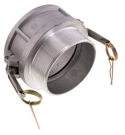 Camlock DN 90 (4'') Aluminium-Kupplung R 4'' Außengewinde Typ B MIL-C-27487