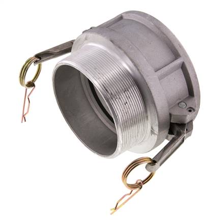 Camlock DN 90 (4'') Aluminium-Kupplung R 4'' Außengewinde Typ B MIL-C-27487