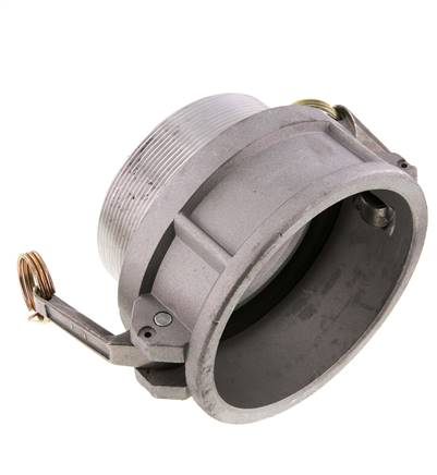 Camlock DN 90 (4'') Aluminium-Kupplung R 4'' Außengewinde Typ B MIL-C-27487