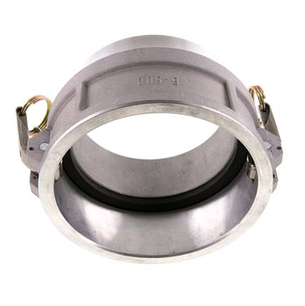 Camlock DN 140 (6'') Aluminium-Kupplung R 6'' Außengewinde Typ B MIL-C-27487