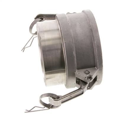 Camlock DN 90 (4'') Edelstahlkupplung mit Schweißende (114,3 mm) Typ B (AS) MIL-C-27487