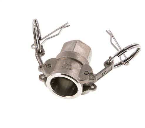 Camlock DN 15 (1/2'') Edelstahlkupplung Rp 1/2'' Innengewinde Typ D MIL-C-27487