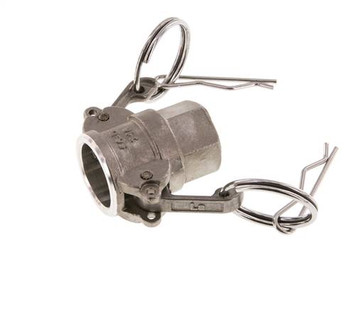 Camlock DN 15 (1/2'') Edelstahlkupplung Rp 1/2'' Innengewinde Typ D MIL-C-27487