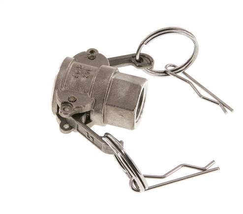 Camlock DN 15 (1/2'') Edelstahlkupplung Rp 1/2'' Innengewinde Typ D MIL-C-27487