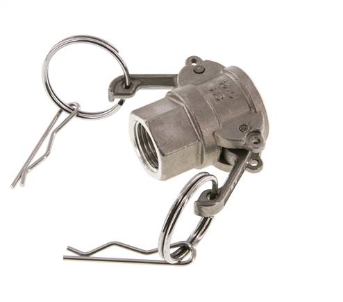 Camlock DN 15 (1/2'') Edelstahlkupplung Rp 1/2'' Innengewinde Typ D MIL-C-27487