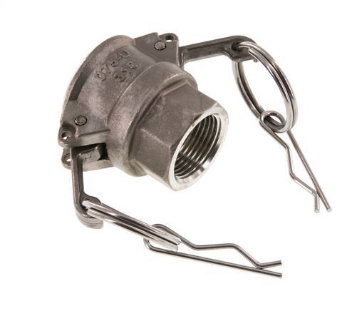 Camlock DN 20 (3/4'') Edelstahlkupplung Rp 3/4'' Innengewinde Typ D MIL-C-27487