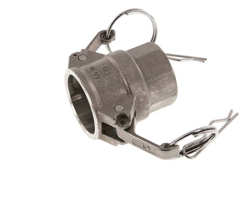 Camlock DN 25 (1'') Edelstahlkupplung Rp 1'' Innengewinde Typ D MIL-C-27487
