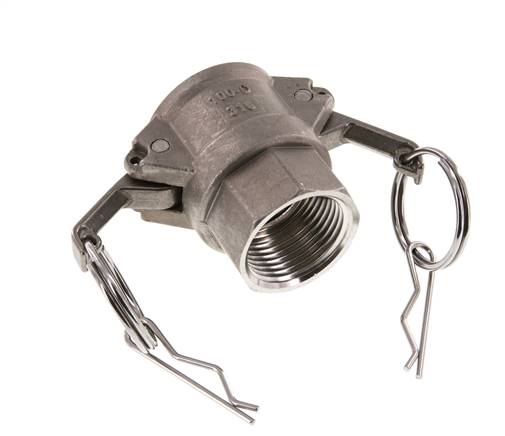 Camlock DN 25 (1'') Edelstahlkupplung Rp 1'' Innengewinde Typ D MIL-C-27487