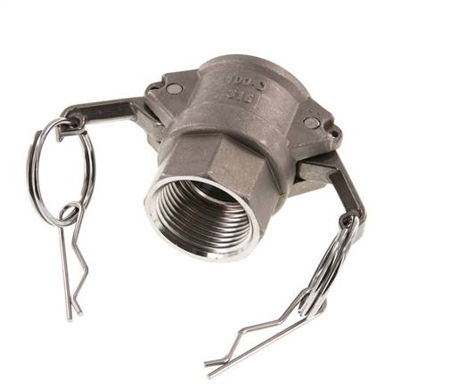 Camlock DN 25 (1'') Edelstahlkupplung Rp 1'' Innengewinde Typ D MIL-C-27487