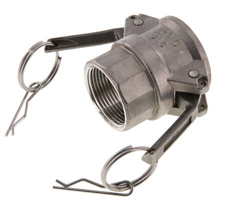 Camlock DN 32 (1 1/4'') Edelstahlkupplung Rp 1 1/4'' Innengewinde Typ D MIL-C-27487
