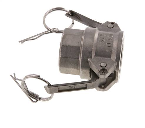 Camlock DN 32 (1 1/4'') Edelstahlkupplung Rp 1 1/4'' Innengewinde Typ D MIL-C-27487